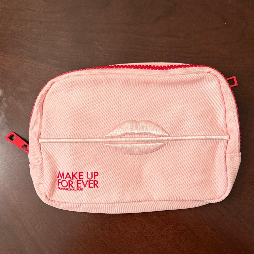 Makeup Forever Blush Pink Cosmetic Fanny Pack